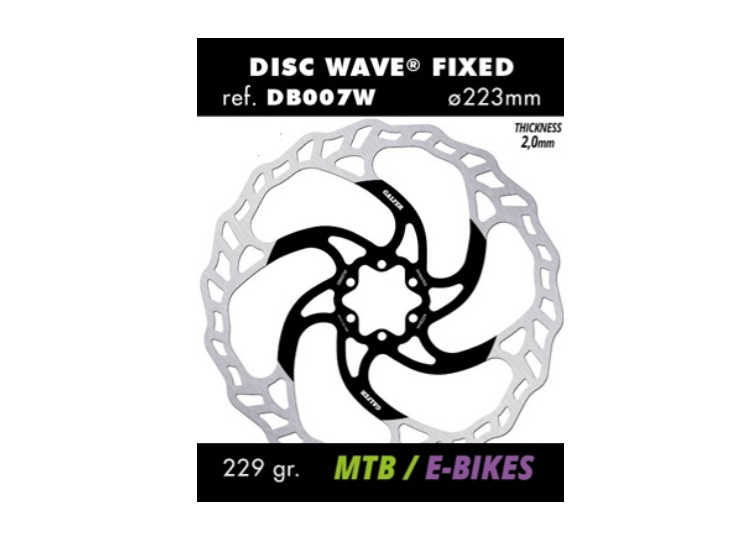 DISCO FRENO BICICLETA GALFER MTB WAVE Ø223x2.00mm